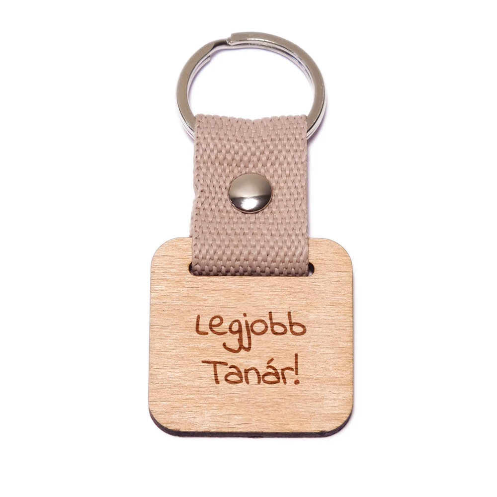 Legjobb Tanár! fa kulcstartó Legjobb Tanár! fa kulcstartó
