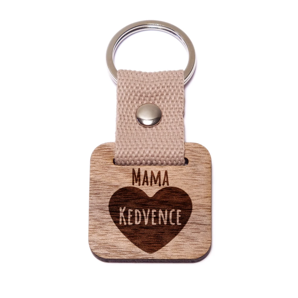 Mama kedvence fa kulcstartó Mama kedvence fa kulcstartó