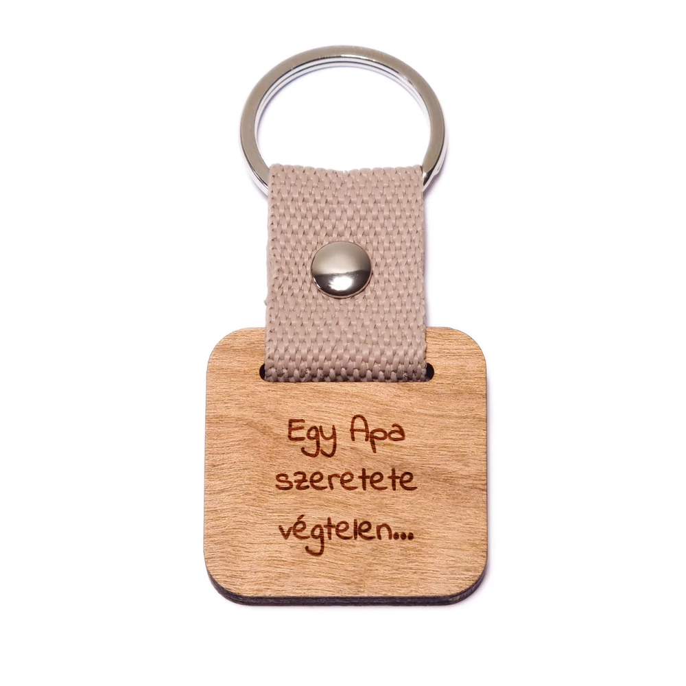 Egyedi páros fa kulcstartó Egyedi páros fa kulcstartó