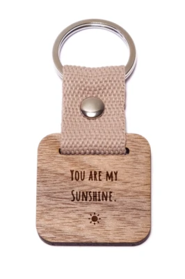 You are my Sunshine. (1) fa kulcstartó
