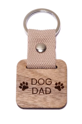 Dog Dad fa kulcstartó (1)