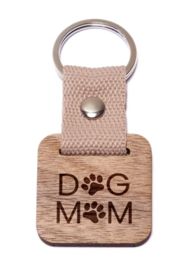 Dog Mom fa kulcstartó (3)