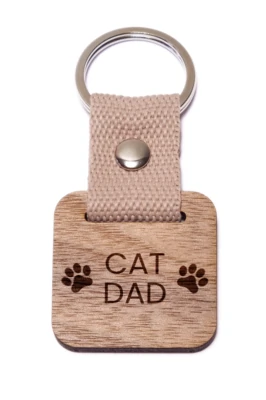 Cat Dad fa kulcstartó (1)