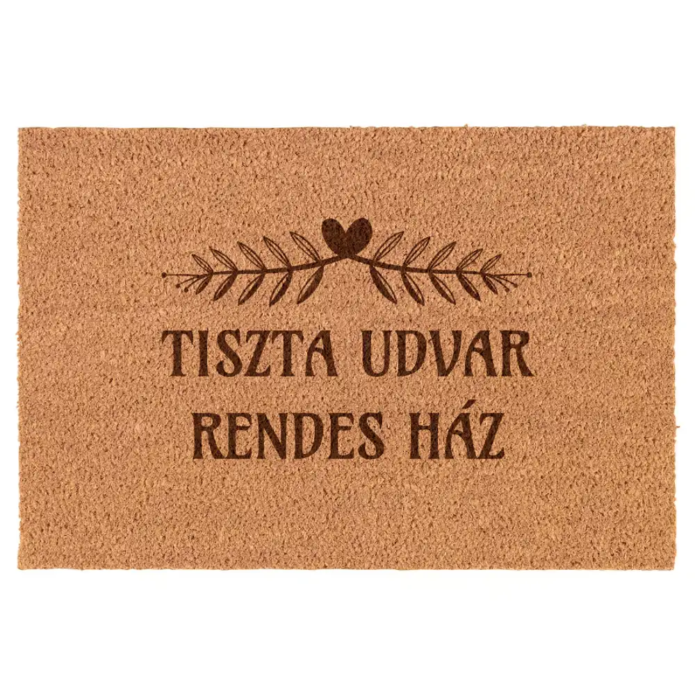 Tiszta udvar - Rendes ház lábtörlő