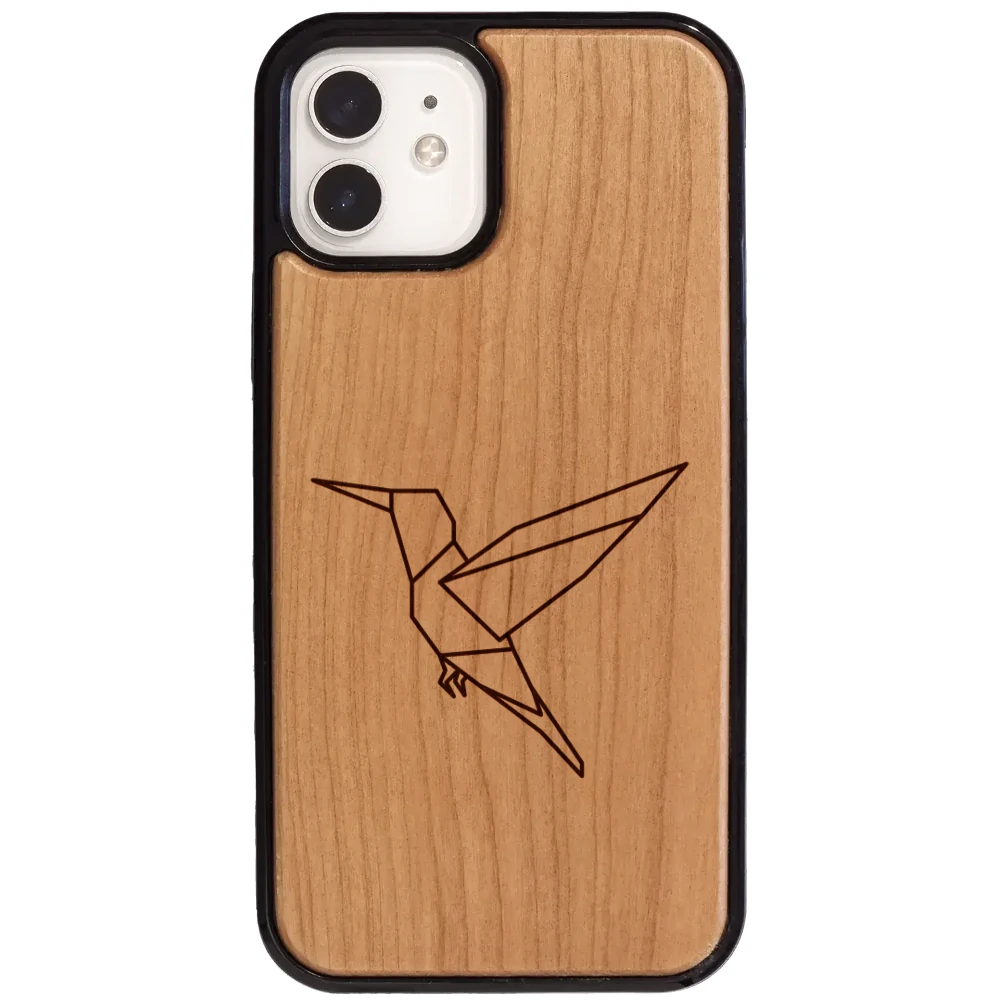 Geometric hummingbird - iPhone fa telefontok