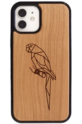 Geometric parrot - iPhone fa telefontok