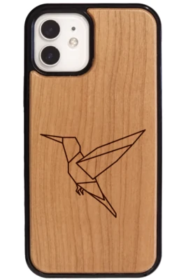 Geometric hummingbird - iPhone fa telefontok